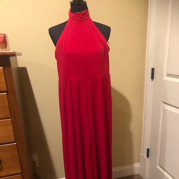 NWT Ralph Lauren Red Jumpsuit size PM - Picture 2 of 7